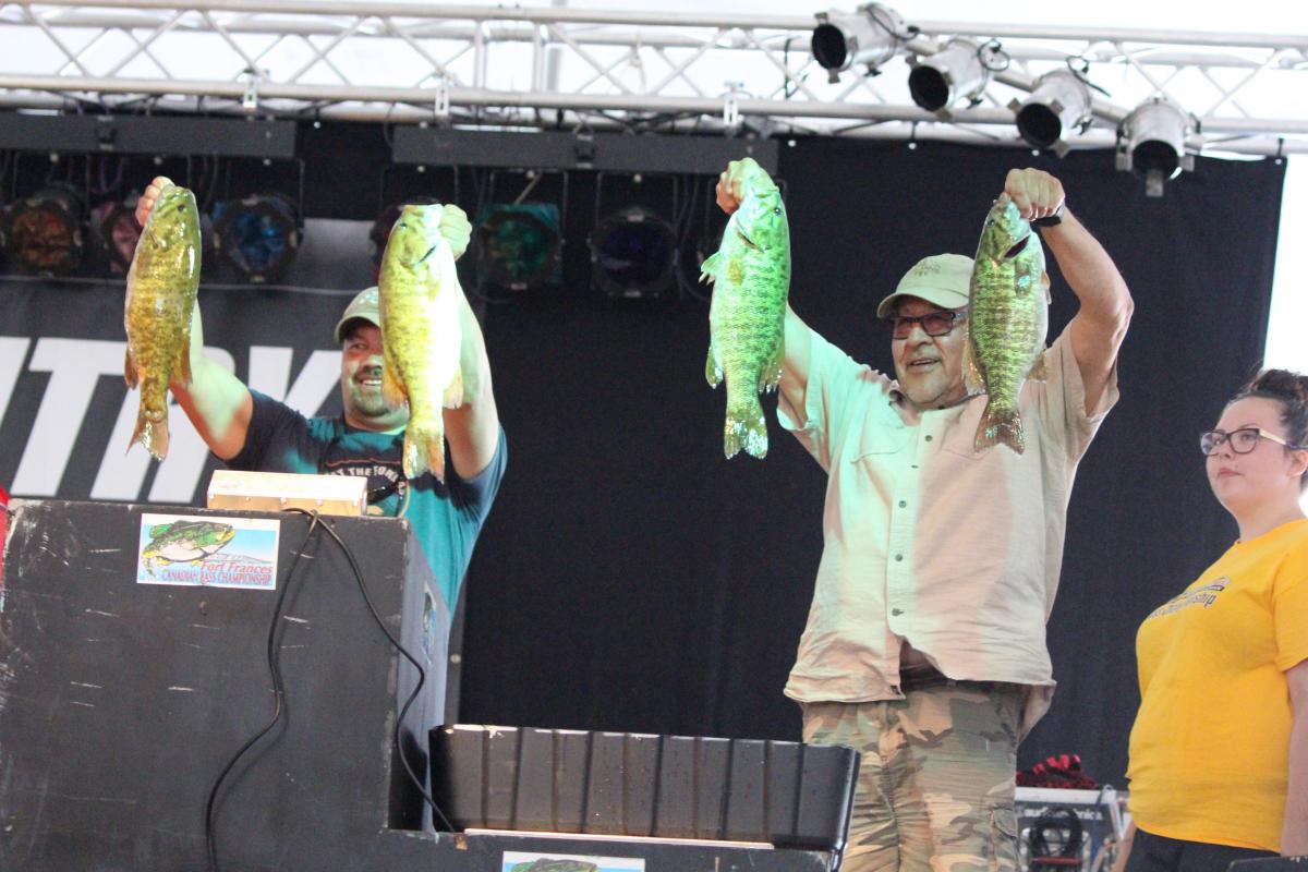 Fort Frances Canadian Bass Championship weigh-in